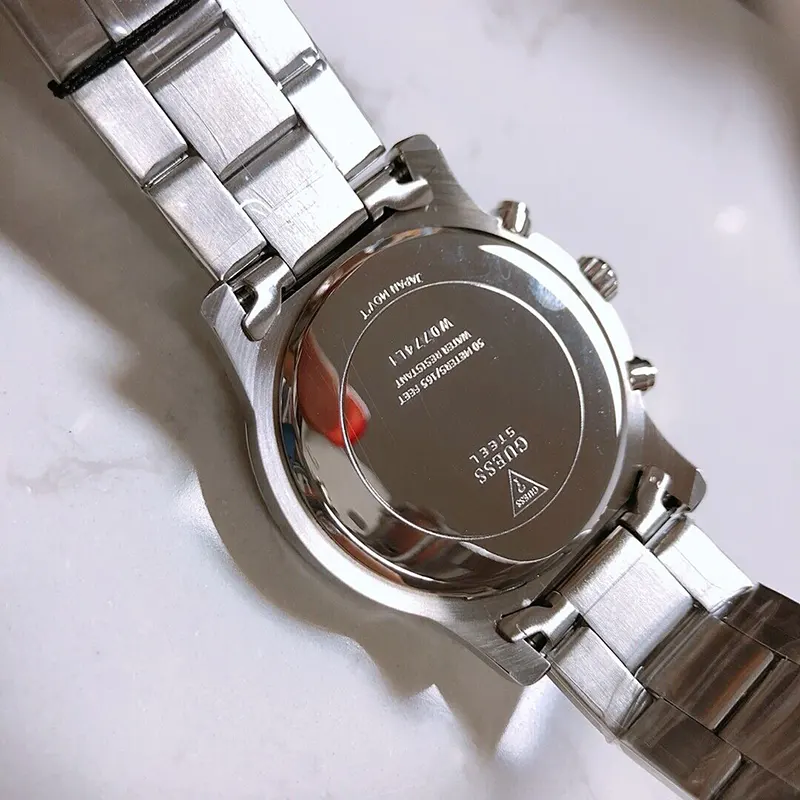 Guess Confetti Quartz Two-tone Crystal Dial Ladies Watch- W0774L1